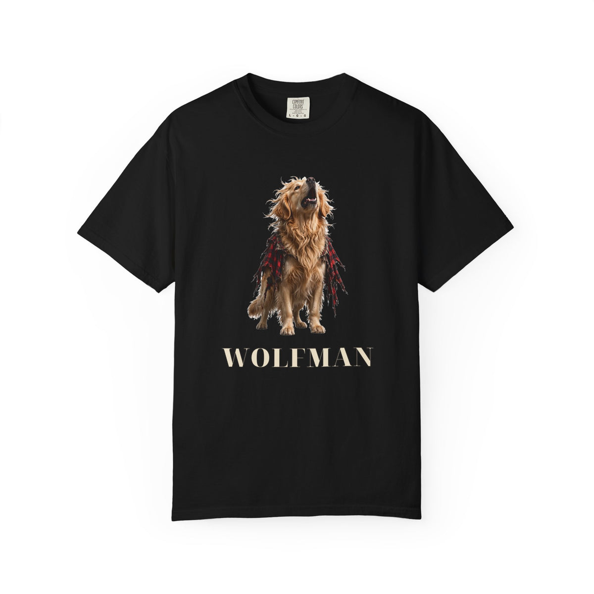 Golden Retriever Wolfman Tee | Funny Halloween Dog Shirt