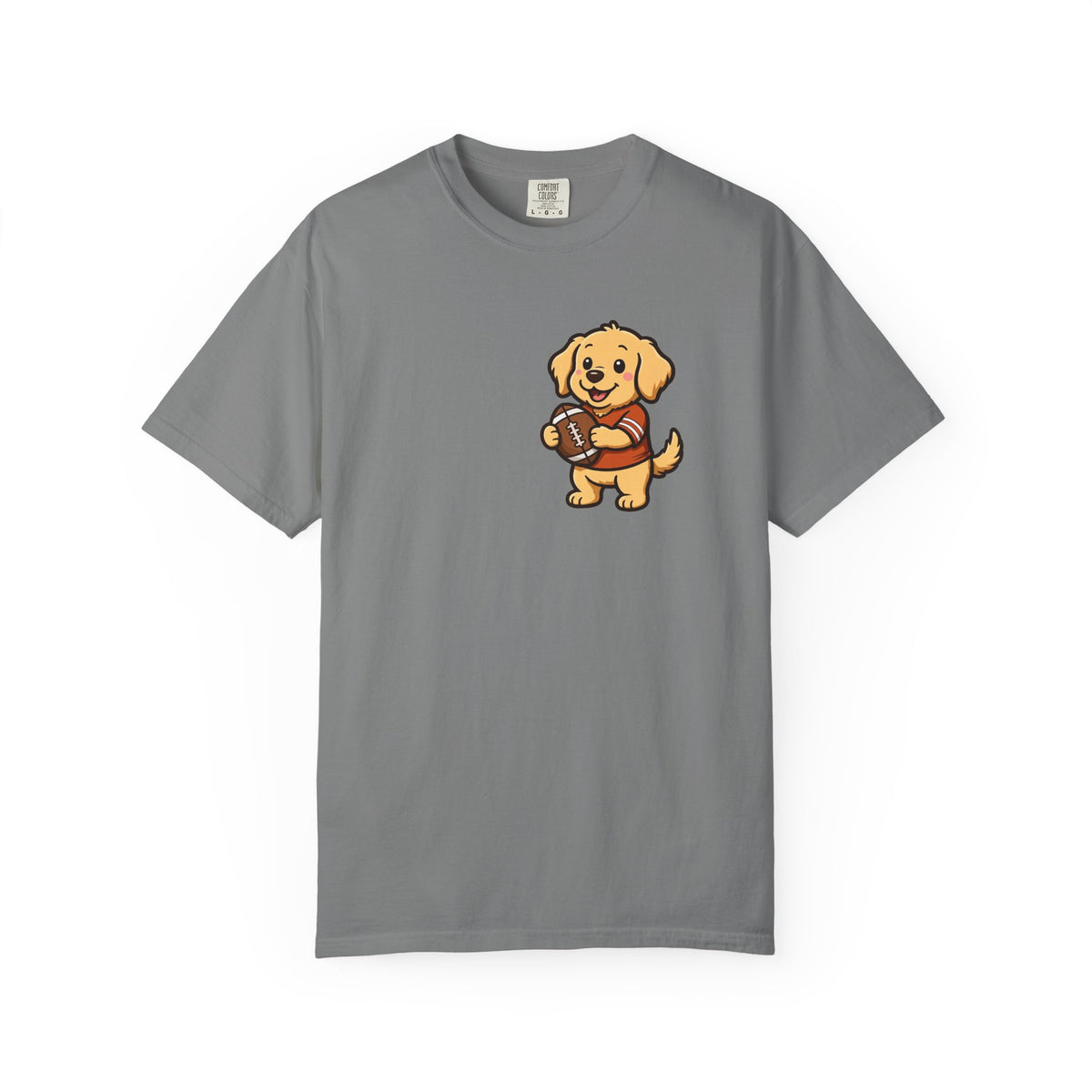 Golden Retriever Tailgate Pocket Tee | Funny Fall Football Dog Shirt
