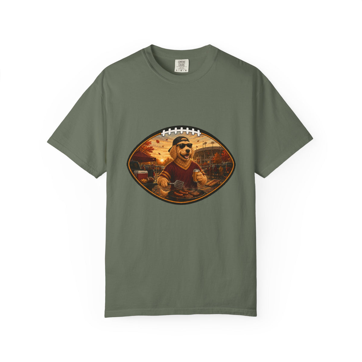 Goldendoodle Tailgate Tee | Funny Fall Football Dog Shirt