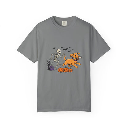 Labrador Retriever Skeleton Halloween Tee | Funny Spooky Dog Shirt