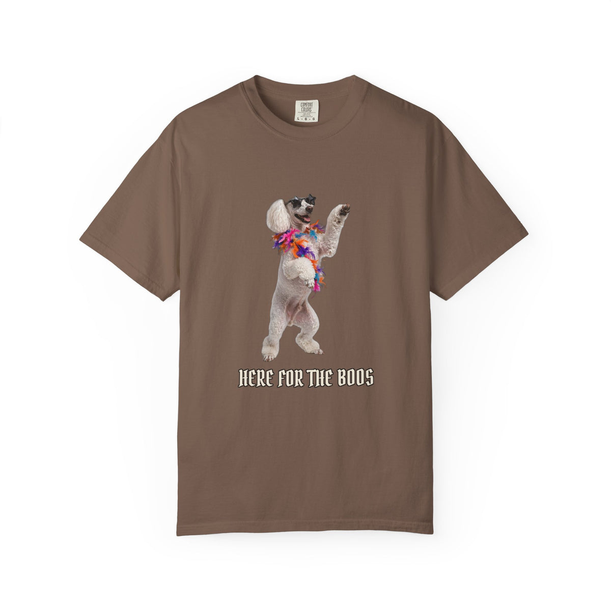 Poodle Here For The Boos Tee | Funny Halloween Dog Shirt