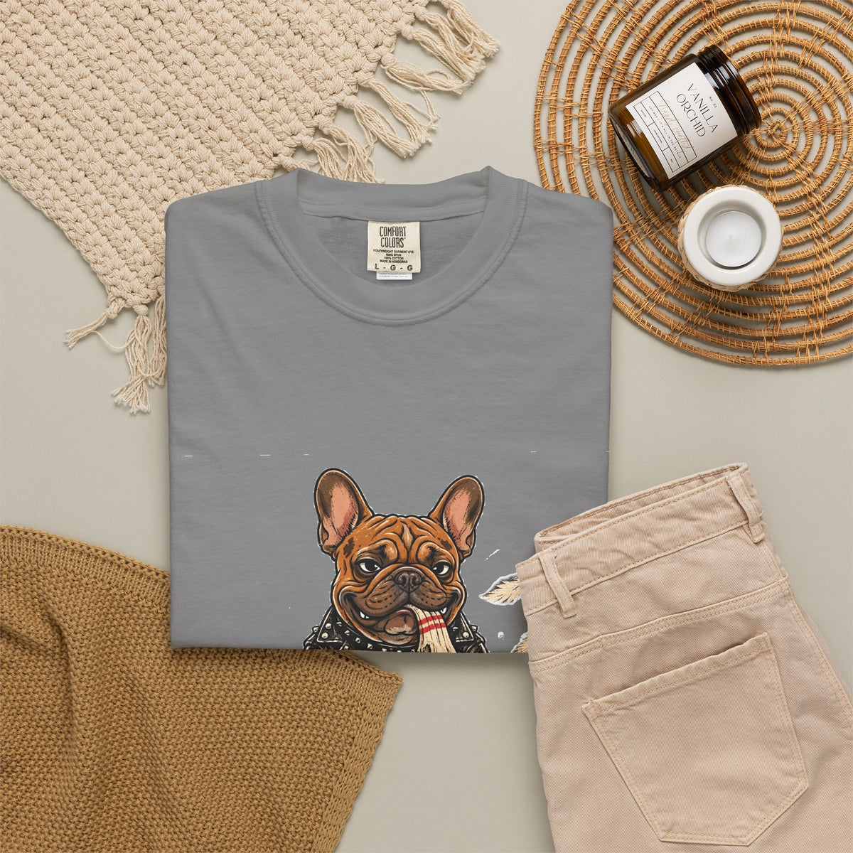Certified Bad Influence French Bulldog T-Shirt