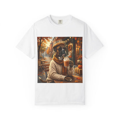 Boxer Pumpkin Spice Tee | Funny Fall Dog Graphic Shirt