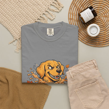 Golden Retriever Yes I'm Basic Tee | Funny Fall Dog Graphic Shirt