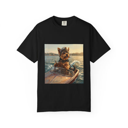 Yorkshire Terrier Captain Tee | Funny Summer Dog Graphic Shirt