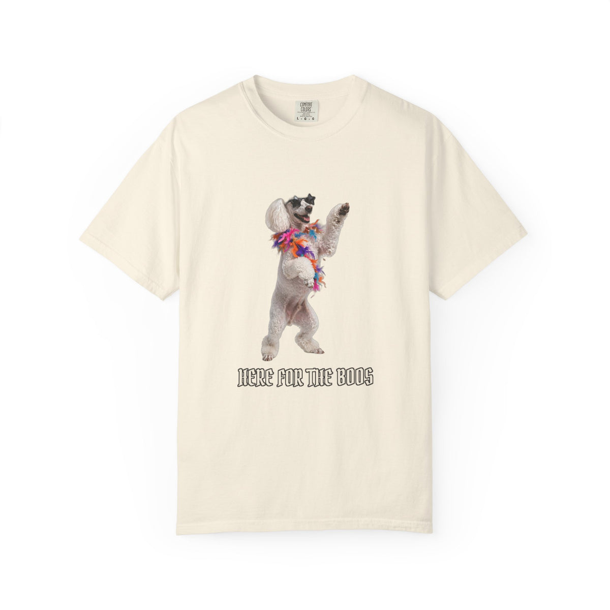 Poodle Here For The Boos Tee | Funny Halloween Dog Shirt