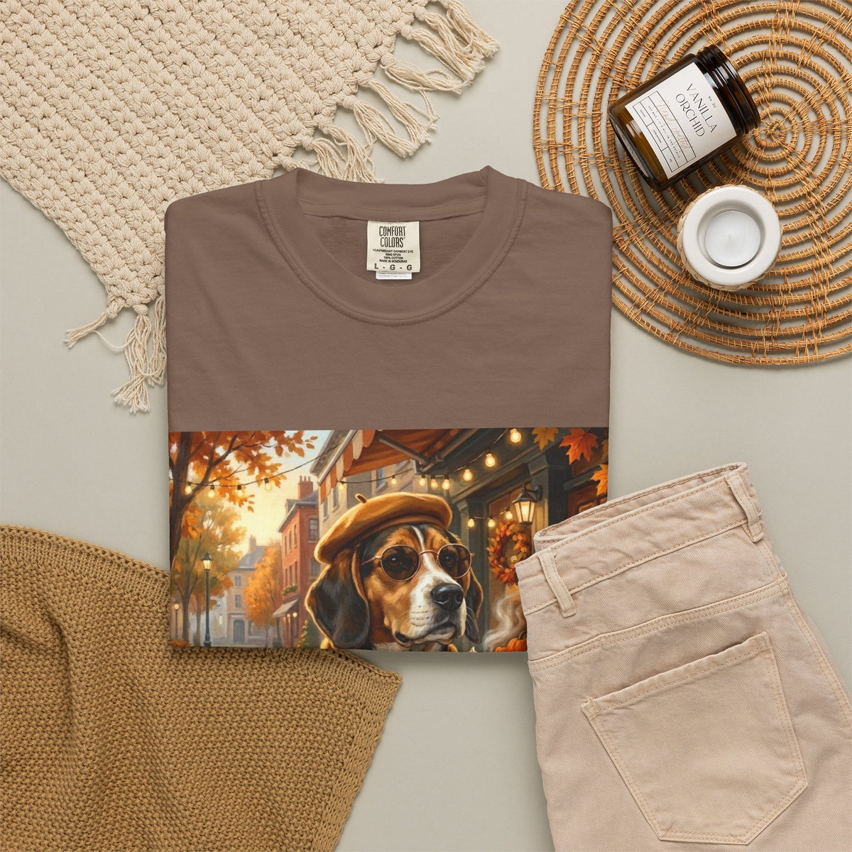 Beagle Pumpkin Spice Tee | Funny Fall Dog Graphic Shirt