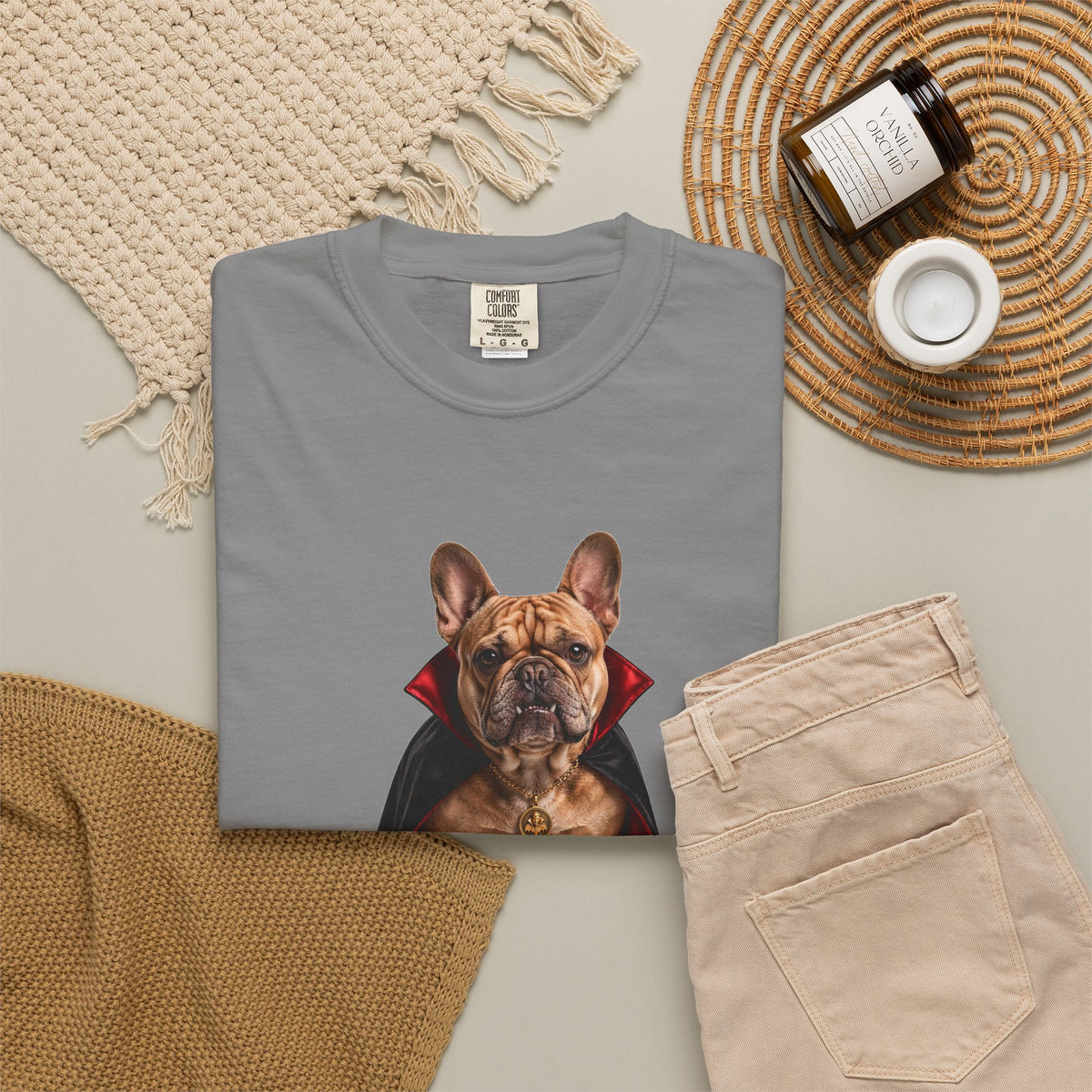 French Bulldog Dracula Tee | Funny Halloween Dog Shirt