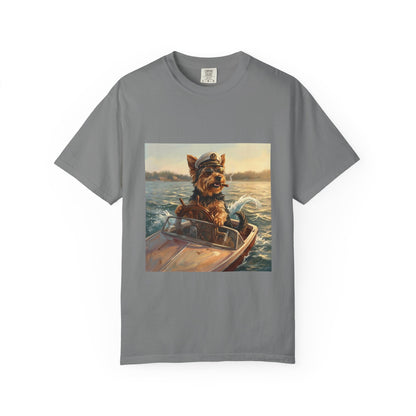 Yorkshire Terrier Captain Tee | Funny Summer Dog Graphic Shirt