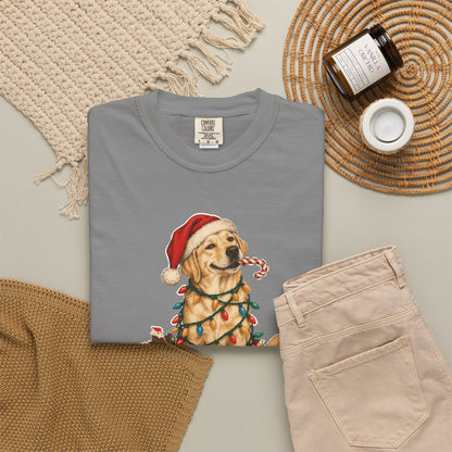 Naughty List Champion Labrador Retriever Christmas Tee