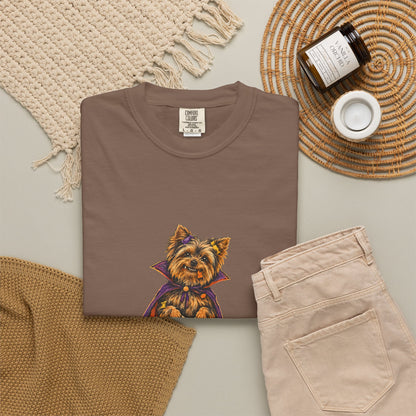 I Ate the Whole Bowl Yorkshire Terrier Halloween Tee