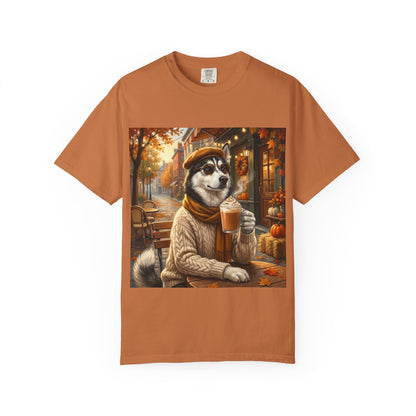 Siberian Husky Pumpkin Spice Tee | Funny Fall Dog Graphic Shirt