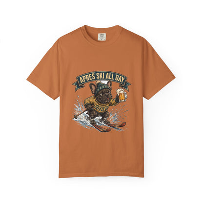 French Bulldog Apres Ski Tee | Funny Winter Dog Graphic Shirt