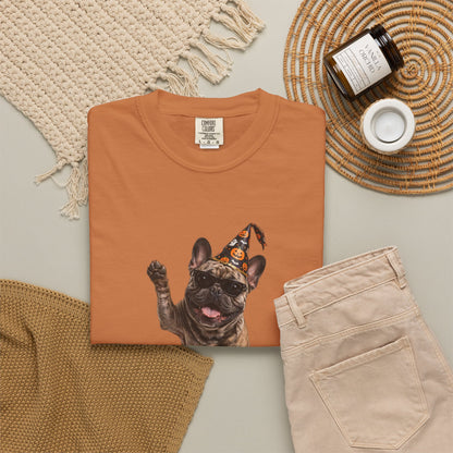 French Bulldog Here For The Boos Tee | Funny Halloween Dog Shirt