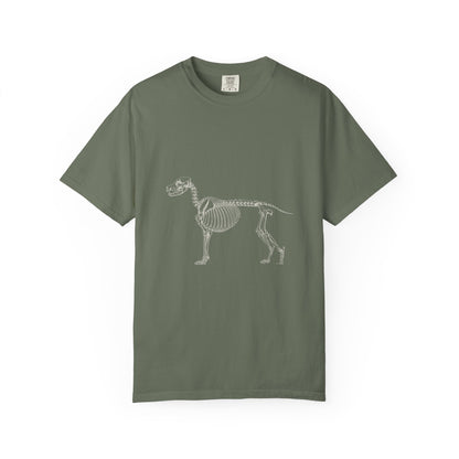 Goldendoodle Skeleton Halloween Tee | Funny Anatomical Dog Shirt