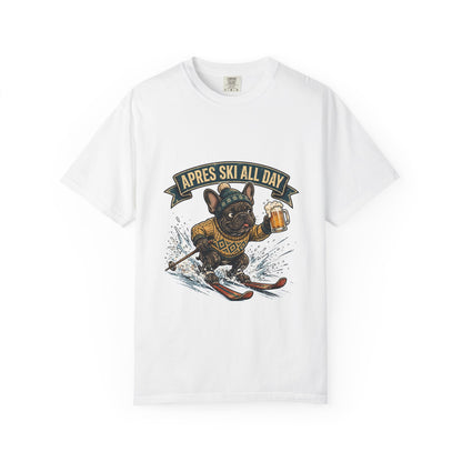 French Bulldog Apres Ski Tee | Funny Winter Dog Graphic Shirt