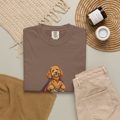 I Ate the Whole Bowl Goldendoodle Halloween Tee