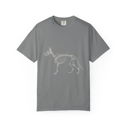 German Shepherd Skeleton Halloween Tee | Funny Anatomical Dog Shirt