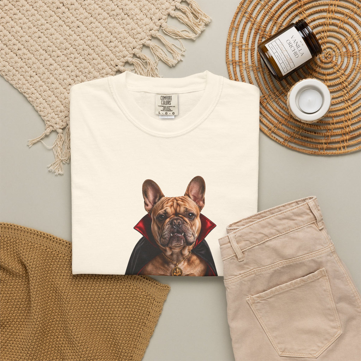 French Bulldog Dracula Tee | Funny Halloween Dog Shirt