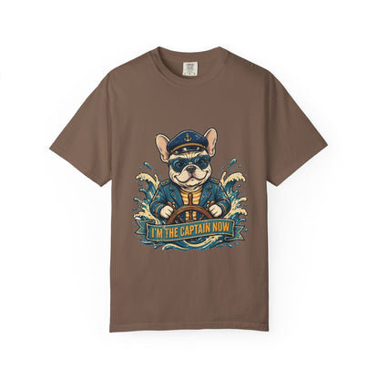 French Bulldog Boat Captain Tee | Funny Summer Dog Graphic Shirt