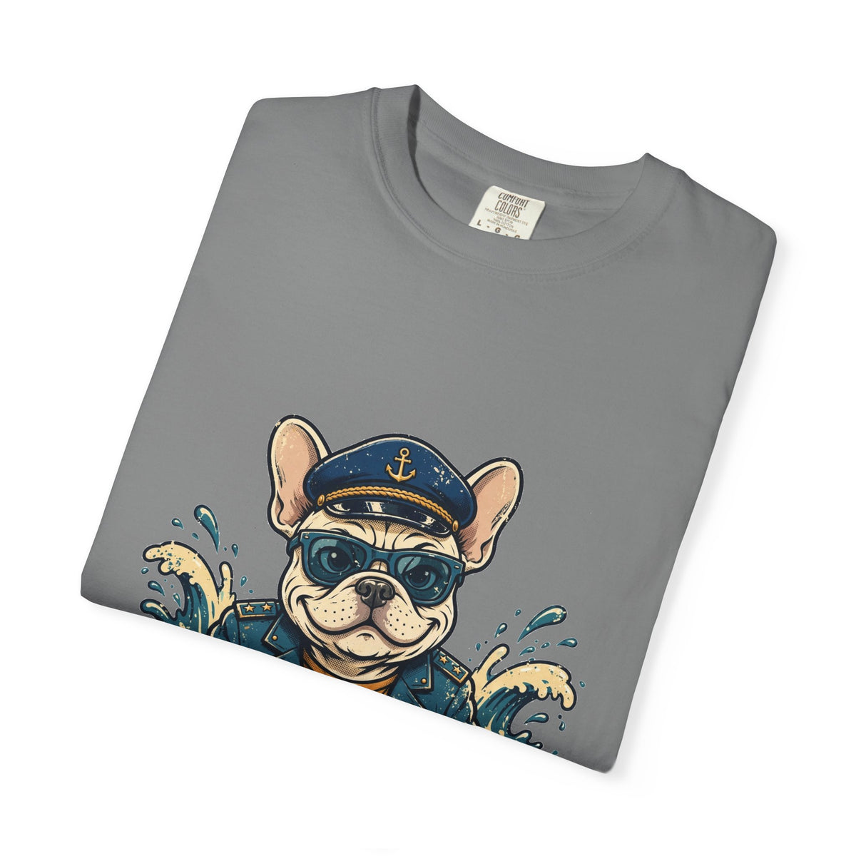 French Bulldog Boat Captain Tee | Funny Summer Dog Graphic Shirt