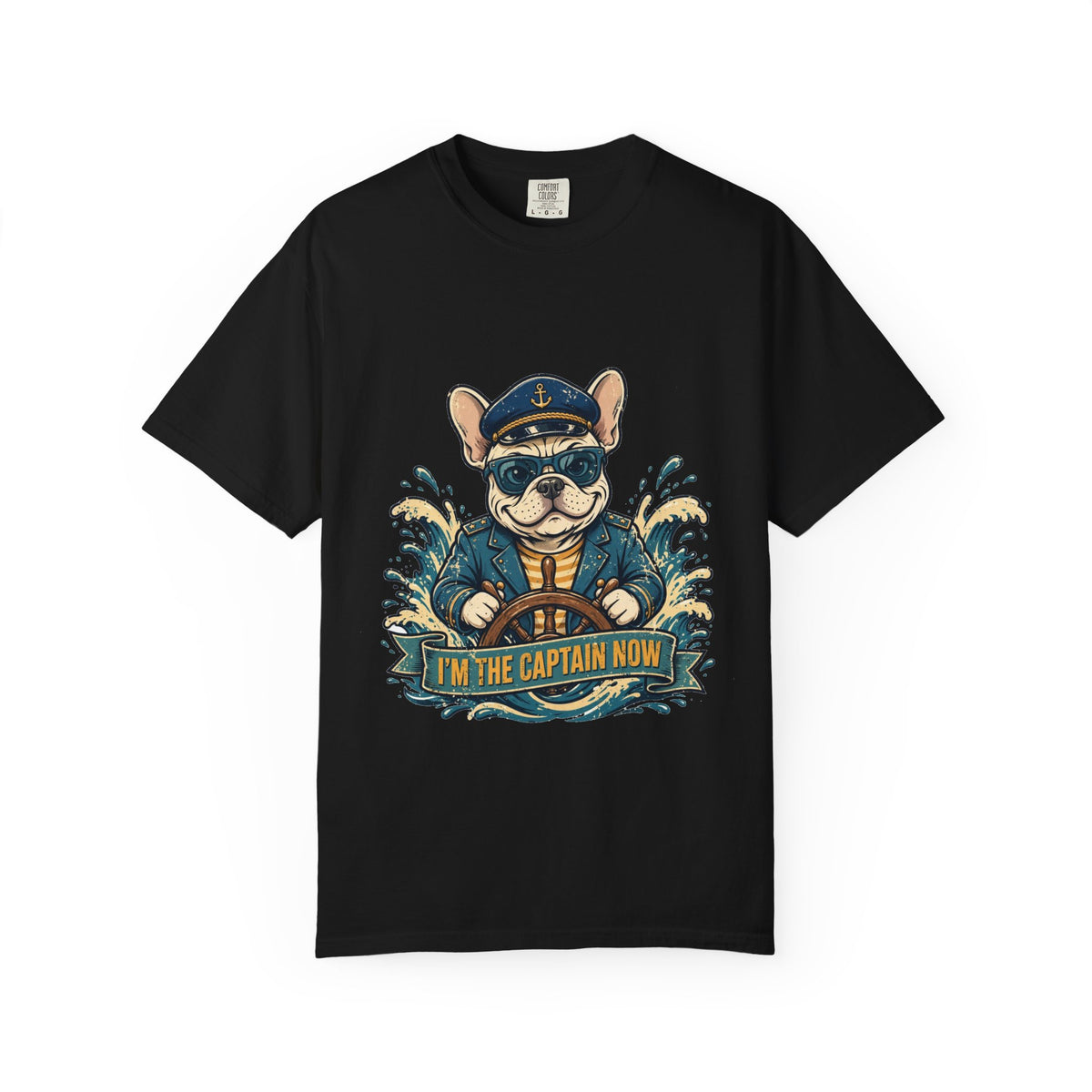 French Bulldog Boat Captain Tee | Funny Summer Dog Graphic Shirt