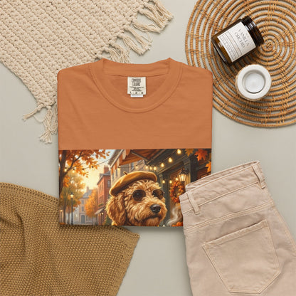Goldendoodle Pumpkin Spice Tee | Funny Fall Dog Graphic Shirt