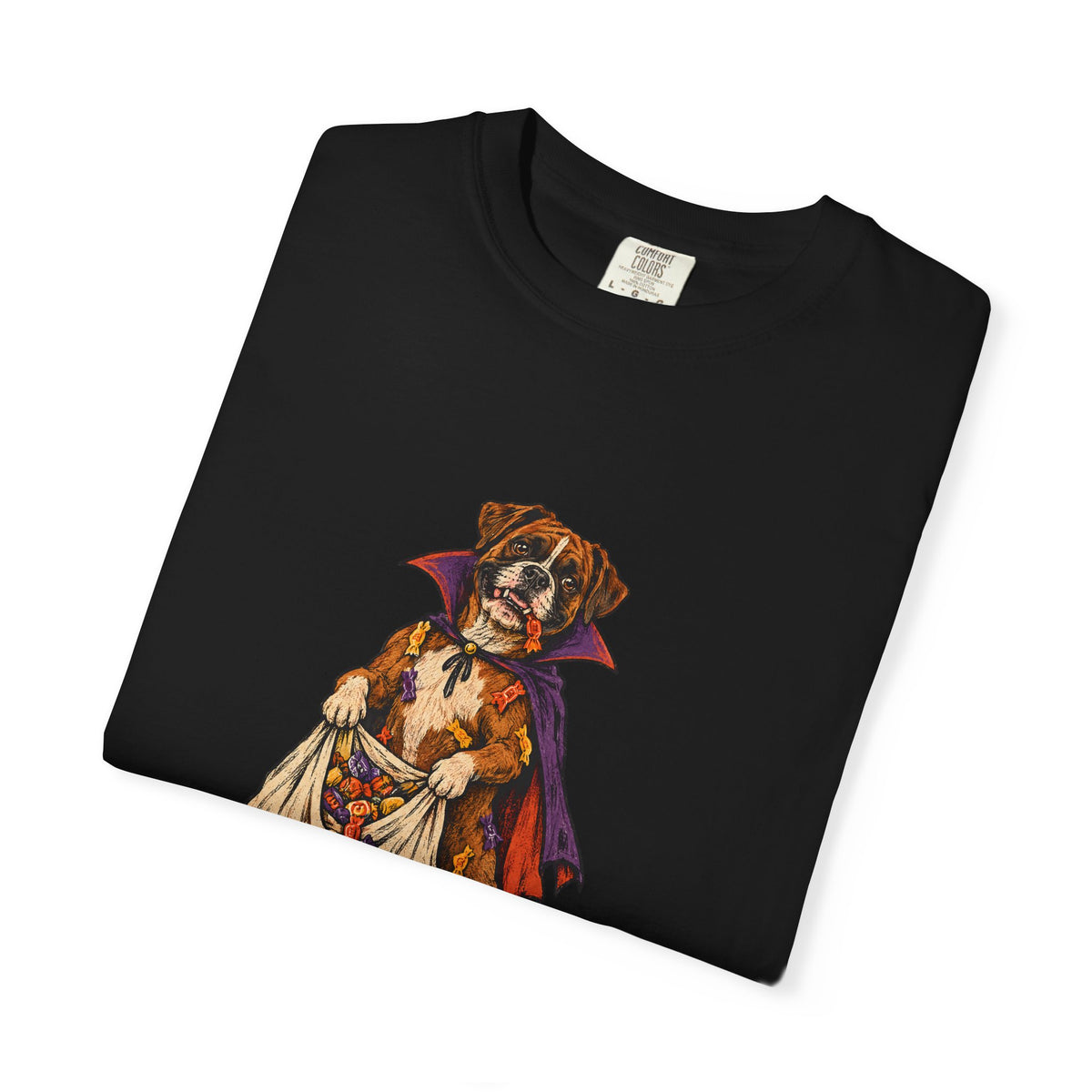 I Ate the Whole Bowl Boxer Halloween Tee