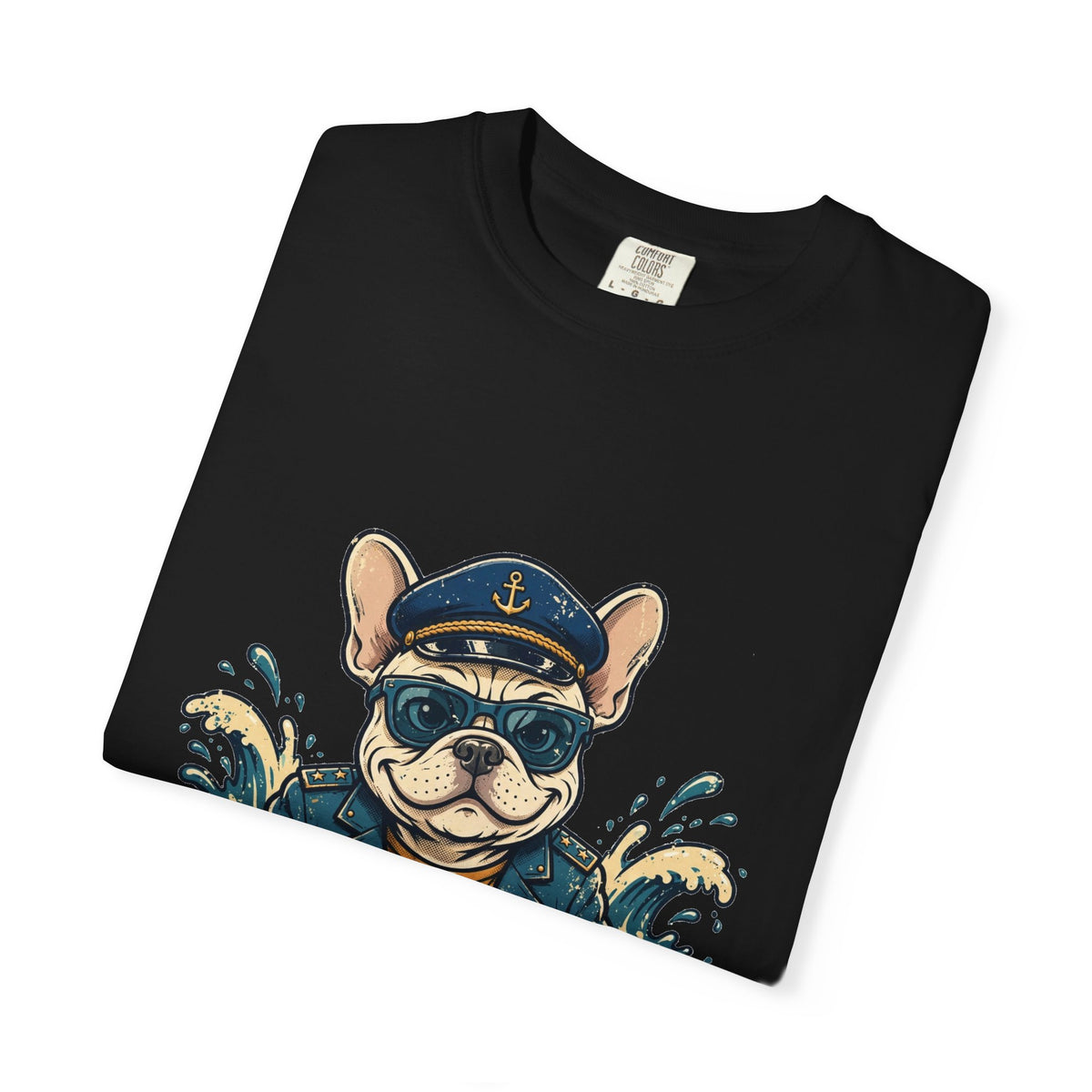 French Bulldog Boat Captain Tee | Funny Summer Dog Graphic Shirt