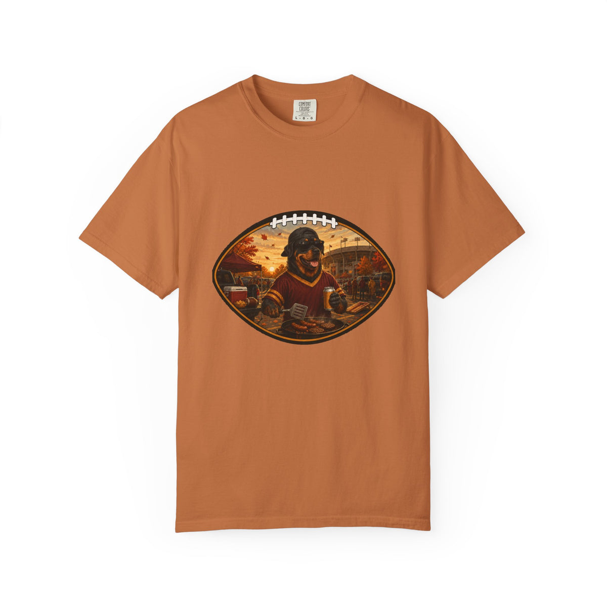 Rottweiler Tailgate Tee | Funny Fall Football Dog Shirt