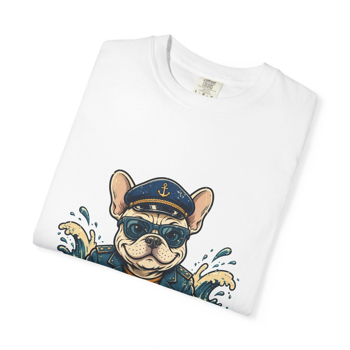 French Bulldog Boat Captain Tee | Funny Summer Dog Graphic Shirt