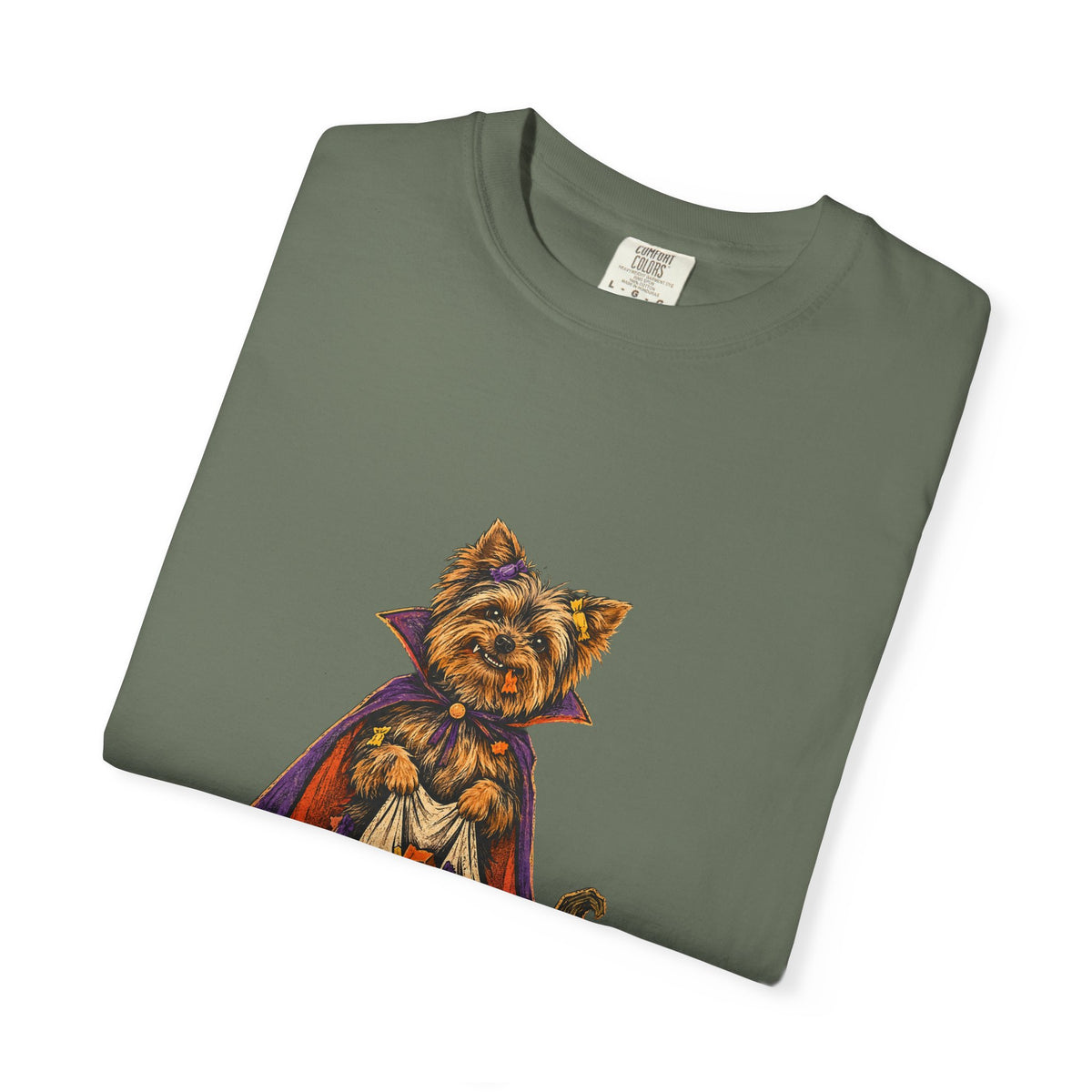 I Ate the Whole Bowl Yorkshire Terrier Halloween Tee
