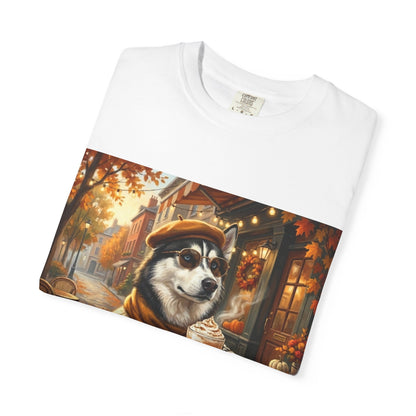 Siberian Husky Pumpkin Spice Tee | Funny Fall Dog Graphic Shirt