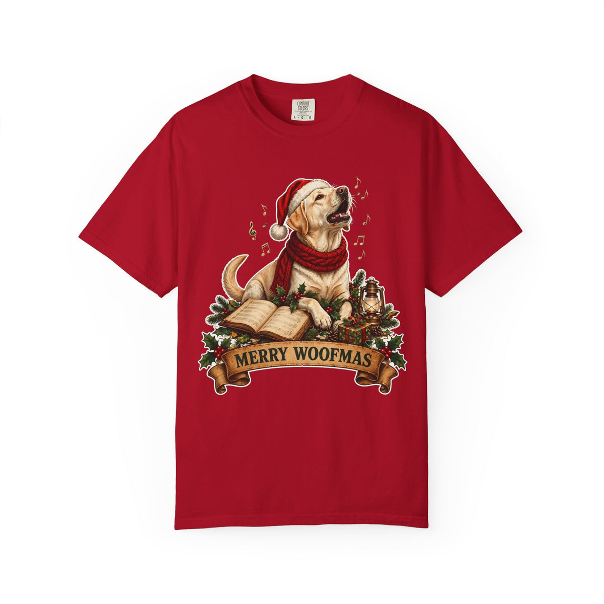 Merry Woofmas Labrador Retriever Christmas Tee
