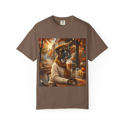 Boxer Pumpkin Spice Tee | Funny Fall Dog Graphic Shirt