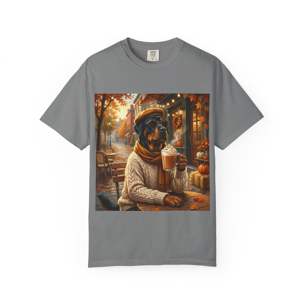 Rottweiler Pumpkin Spice Tee | Funny Fall Dog Graphic Shirt