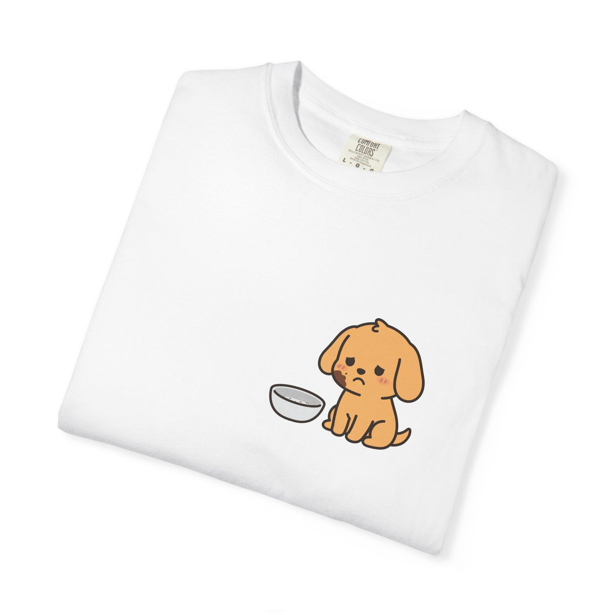 I Ate the Whole Bowl Golden Retriever Pocket Tee | Funny Halloween Dog Shirt