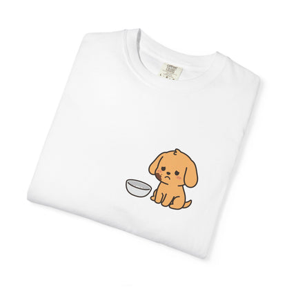 I Ate the Whole Bowl Golden Retriever Pocket Tee | Funny Halloween Dog Shirt