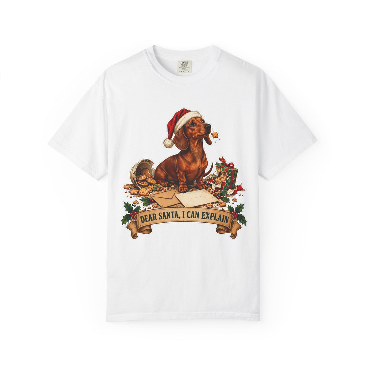 Dear Santa, I Can Explain Dachshund Christmas Tee