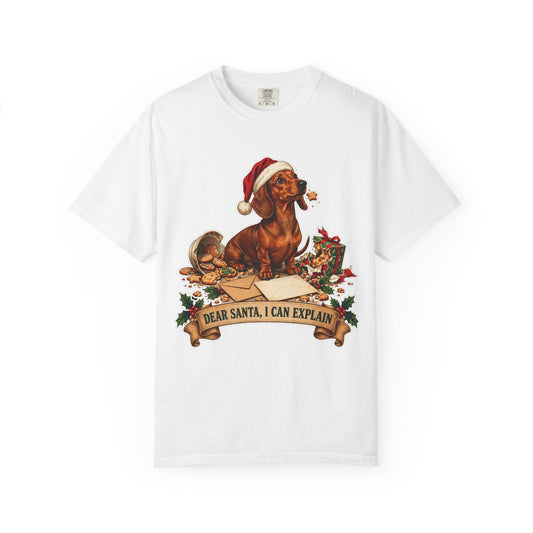 Dear Santa, I Can Explain Dachshund Christmas Tee