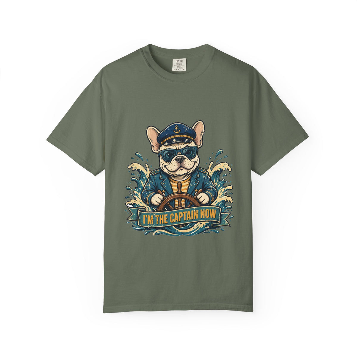 French Bulldog Boat Captain Tee | Funny Summer Dog Graphic Shirt