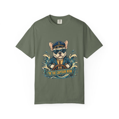 French Bulldog Boat Captain Tee | Funny Summer Dog Graphic Shirt