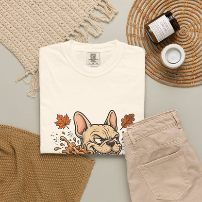 French Bulldog Yes I'm Basic Tee | Funny Fall Dog Graphic Shirt