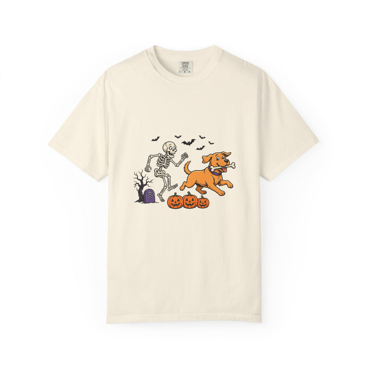 Labrador Retriever Skeleton Halloween Tee | Funny Spooky Dog Shirt