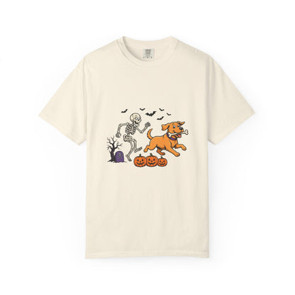 Labrador Retriever Skeleton Halloween Tee | Funny Spooky Dog Shirt