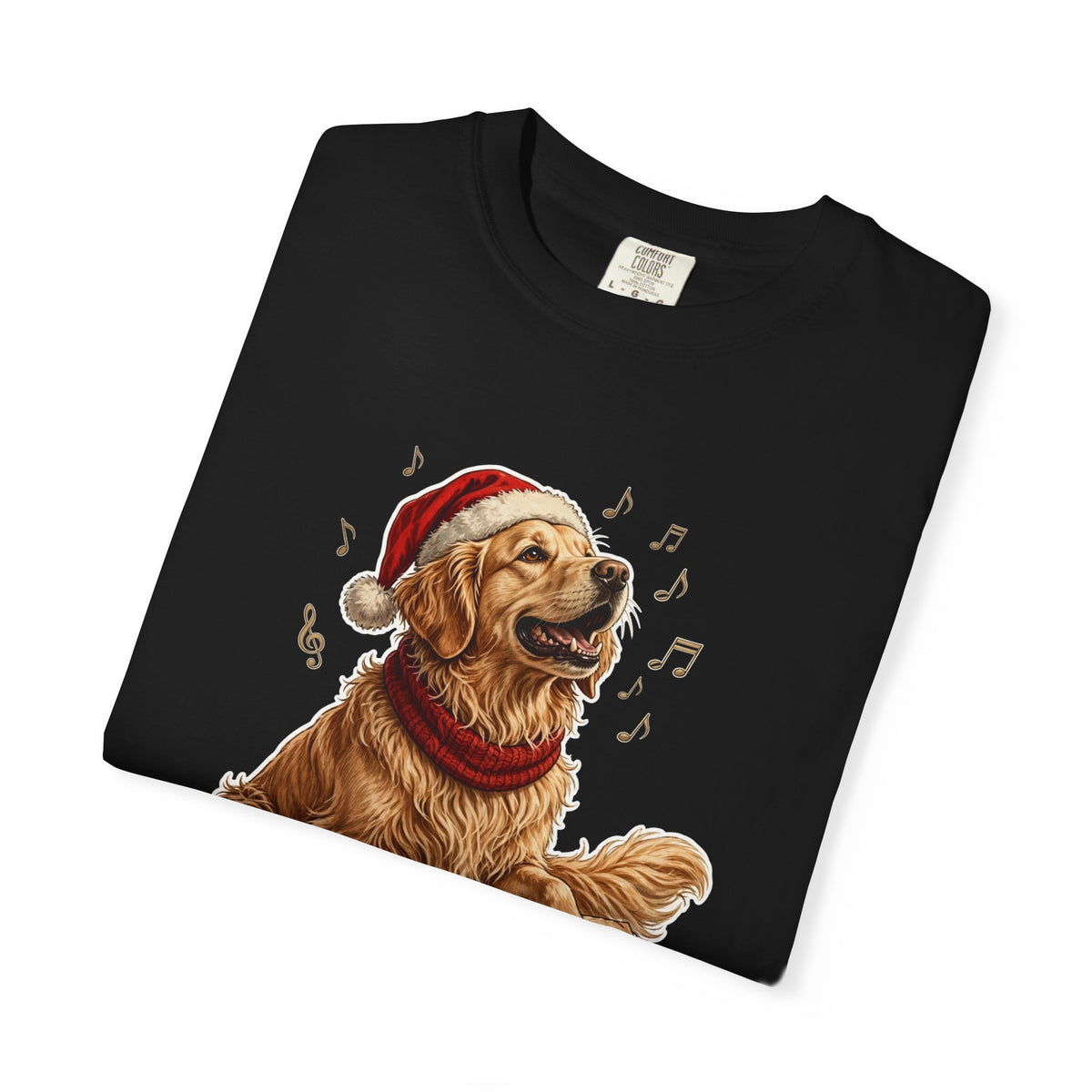 Merry Woofmas Golden Retriever Christmas Tee