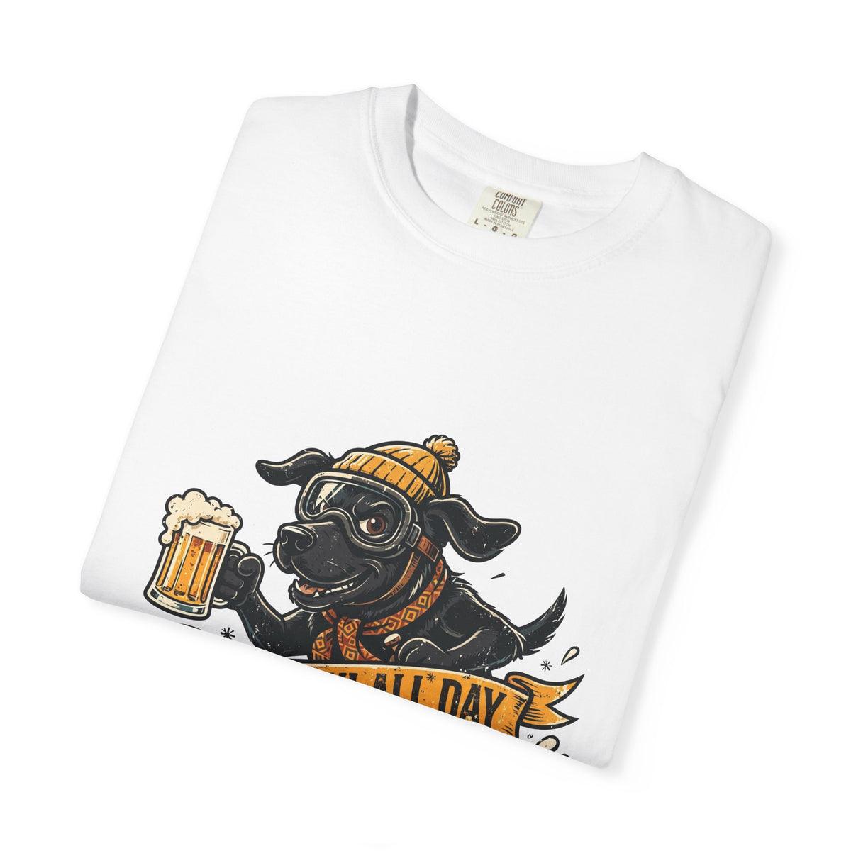 Labrador Retriever Apres Ski Tee | Funny Winter Dog Graphic Shirt