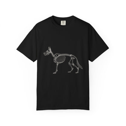 German Shepherd Skeleton Halloween Tee | Funny Anatomical Dog Shirt