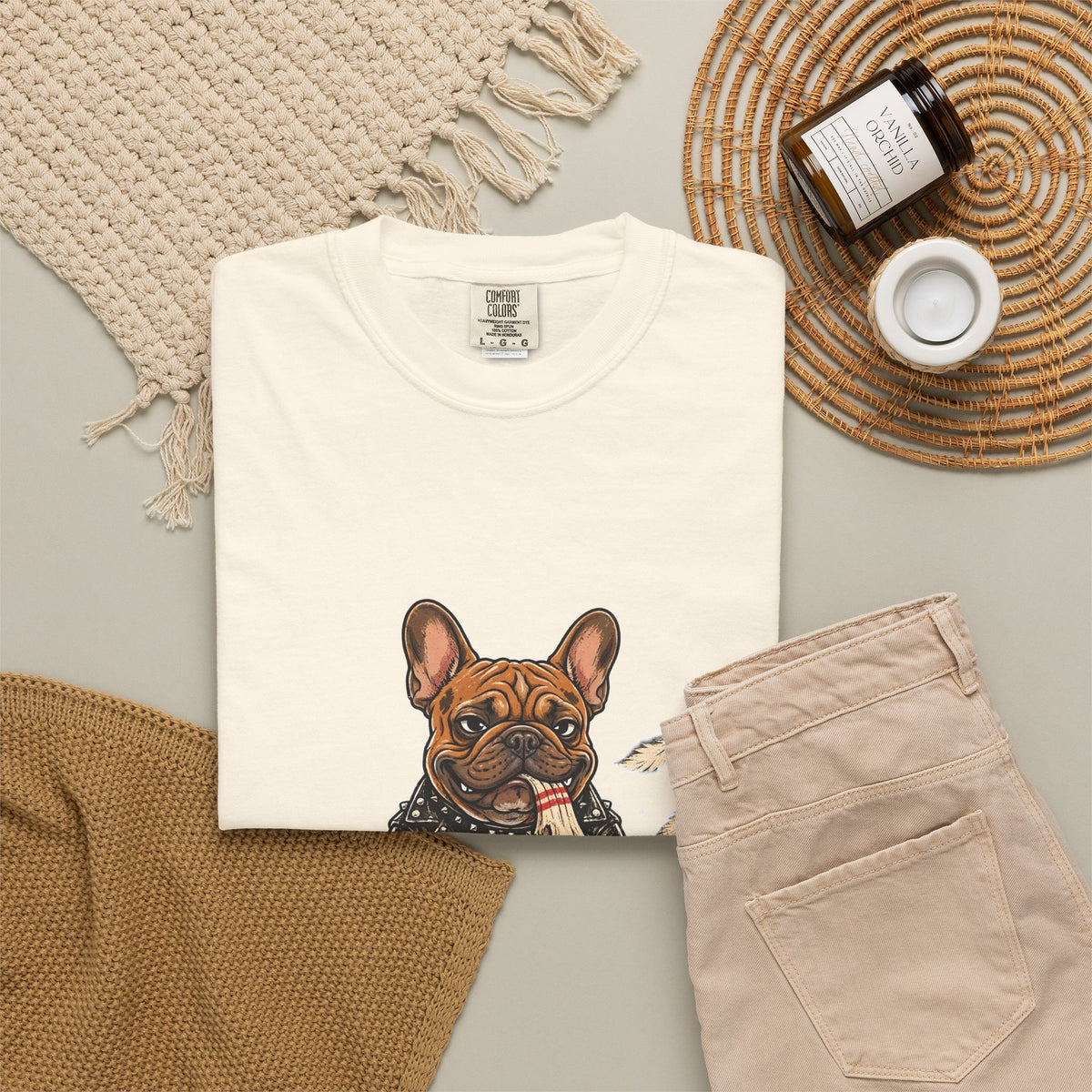 Certified Bad Influence French Bulldog T-Shirt