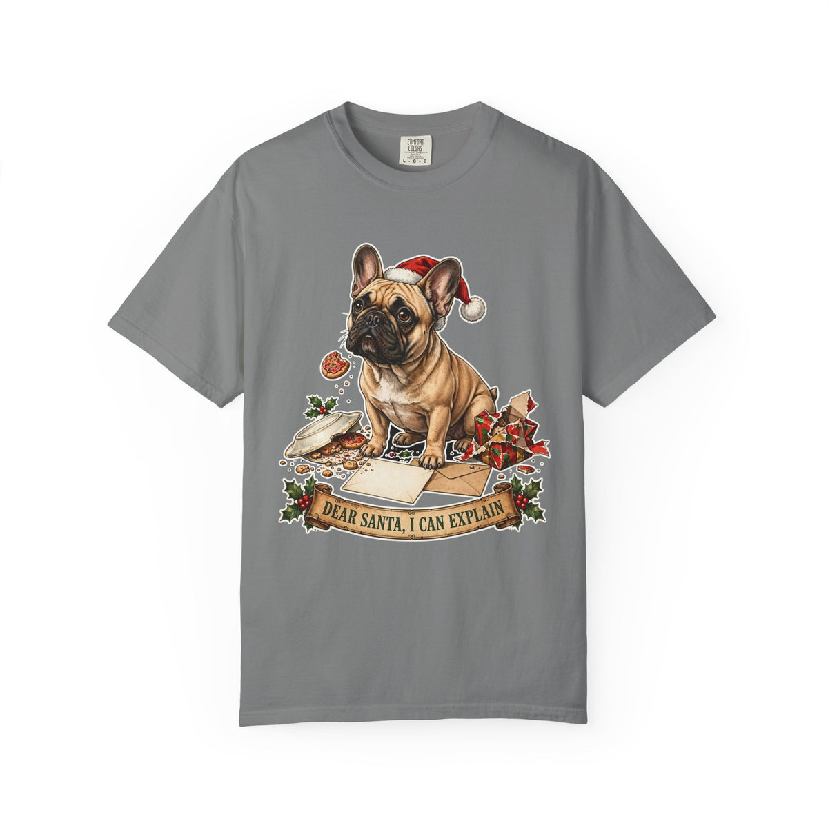 Dear Santa, I Can Explain French Bulldog Christmas Tee